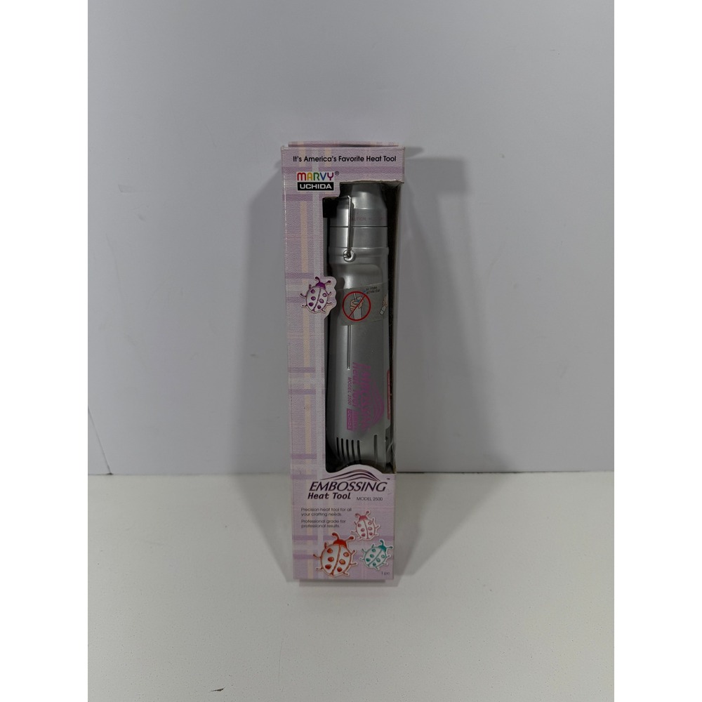 Marvy Uchida Embossing Heat‎ Tool Model 2500 Silver Crafting Heat Gun 360W 120V